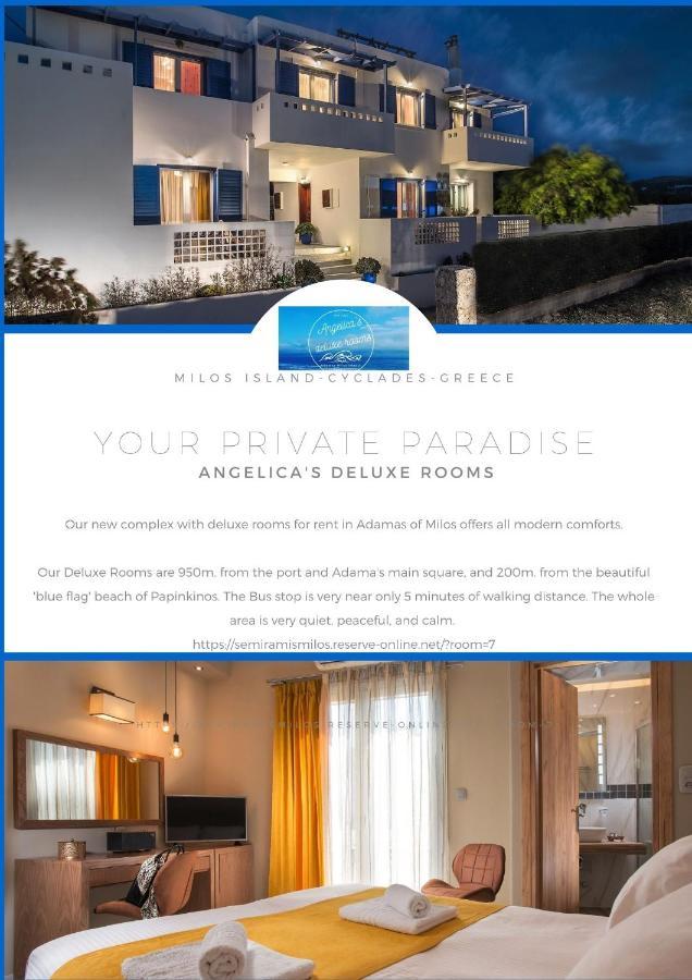 Angelica'S Deluxe Rooms In Adamas Kültér fotó